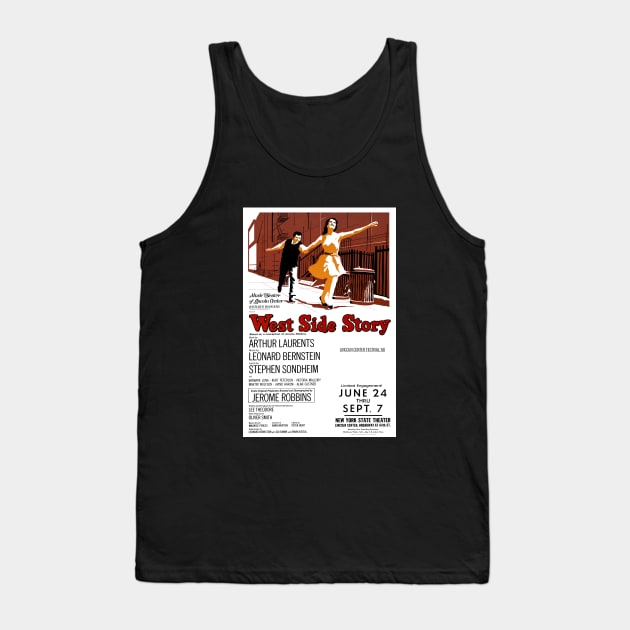 West Side Story Playbill Tank Top by RockettGraph1cs